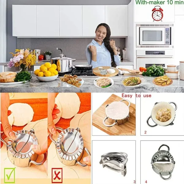 Préparer des raviolis avec le moule en dix minutes