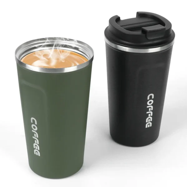 Mug isotherme de voyage à couvercle étanche, 380 ou 510 ml