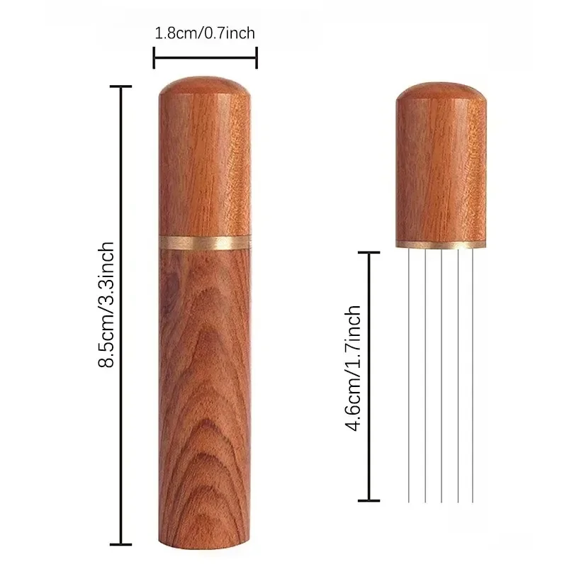 Dimensions de l'outil WDT : 8,5 cm, aiguilles de 4,6 cm