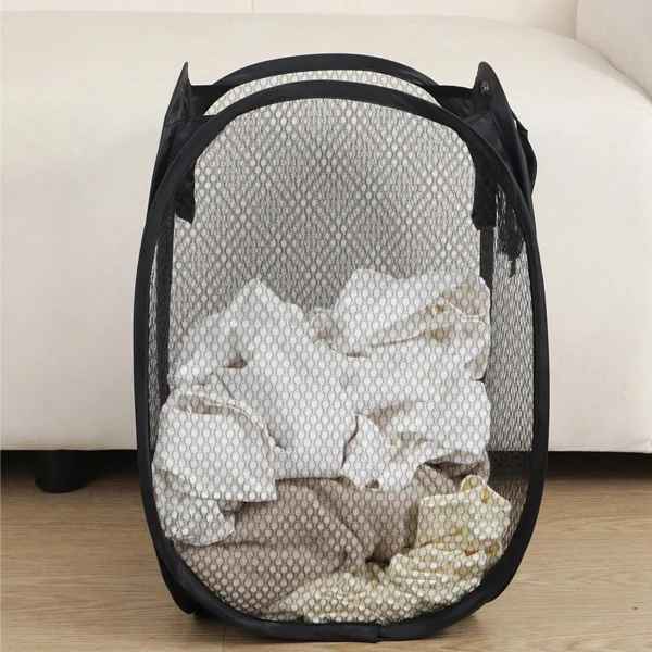Panier à linge pliable en filet