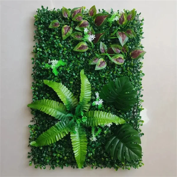 Panneau mural végétal artificiel, 40 × 60 cm