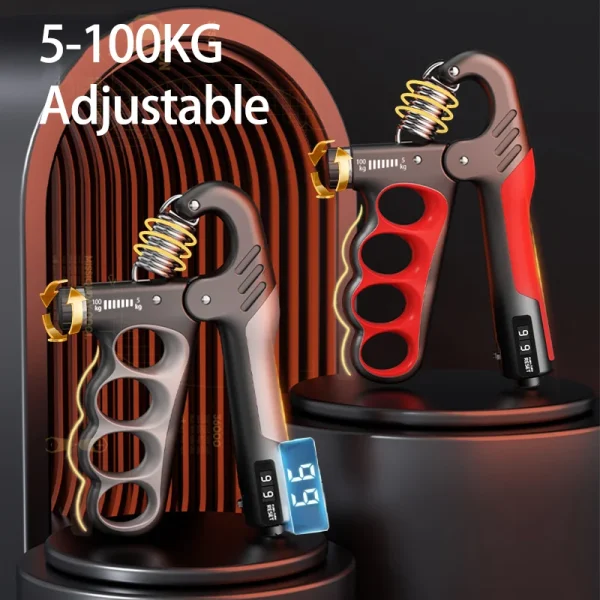 Pince de force réglable 5-100 kg pour mains et avant-bras – seule ou par lot