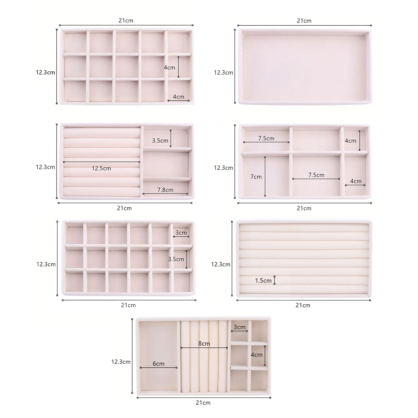 Dimensions des modèles