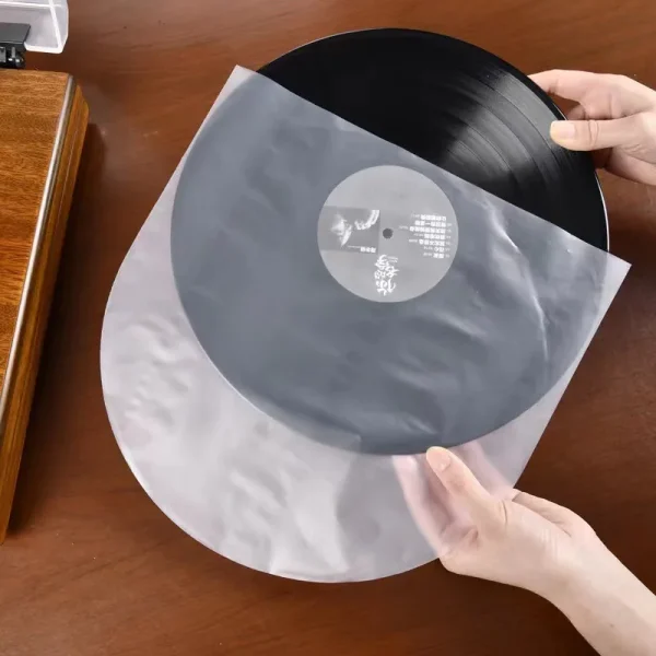 Pochettes intérieures pour vinyles, lot de 50