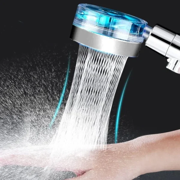 Pommeau de douche à hélice turbo et cartouche filtrante