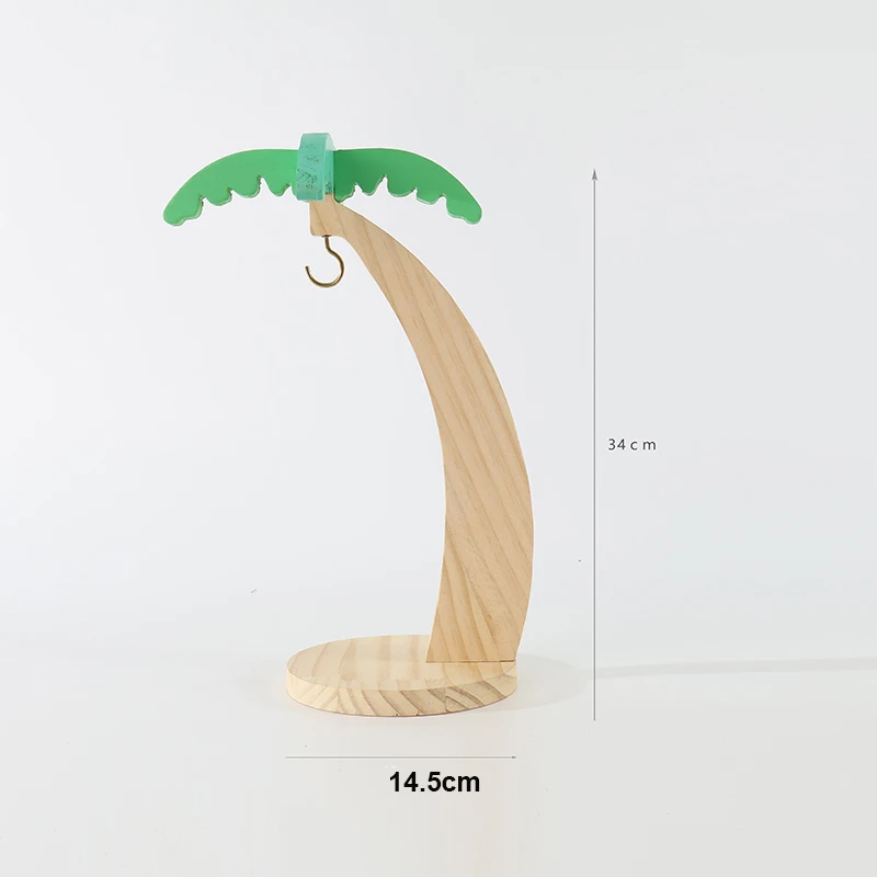 Dimensions du porte-bananes : 34 cm, socle de 14,5 cm