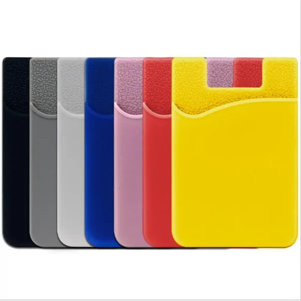 Porte-cartes adhésif en silicone pour téléphone