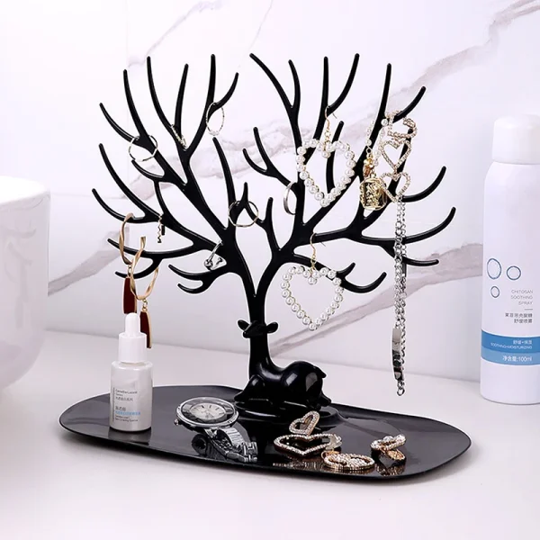 Présentoir à bijoux arbre et cerf