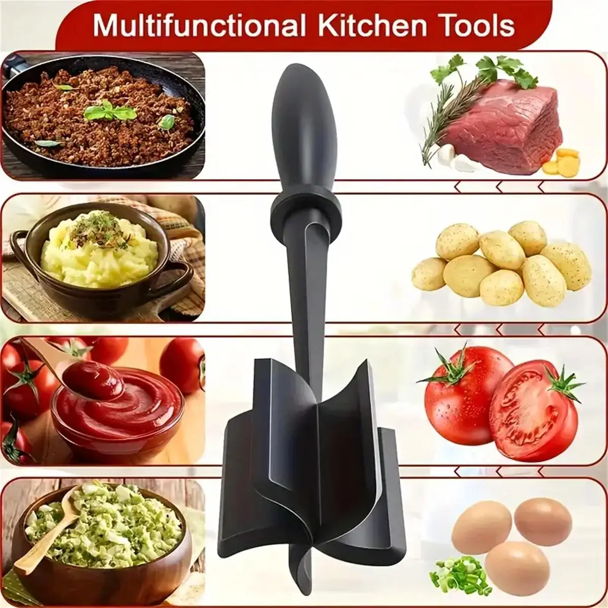 Usages : viande hachée, purée, sauce tomate, guacamole