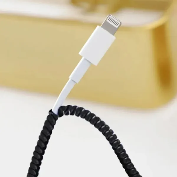 Protège-câble spirale pour chargeur