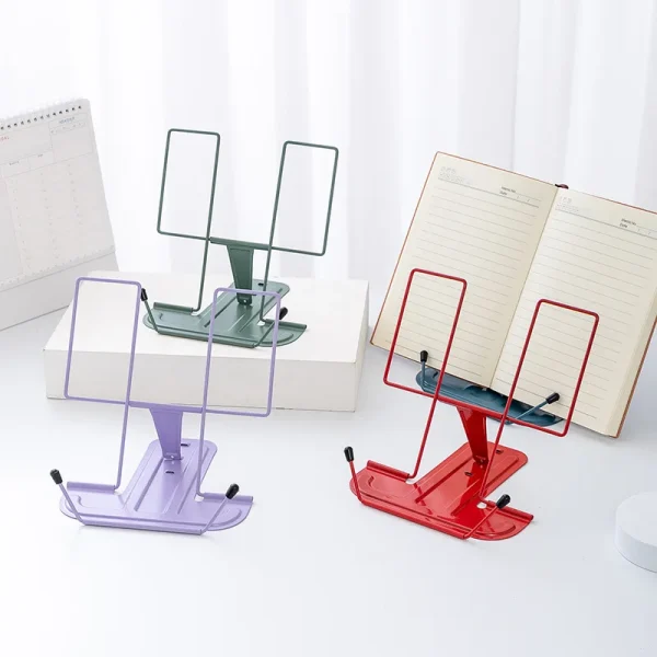 Pupitre de lecture en métal pliable