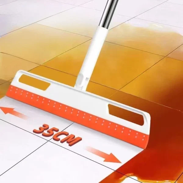 Raclage d'un liquide renversé