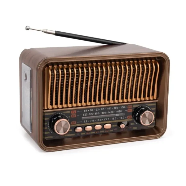 Radio rétro Bluetooth FM AM SW avec lampe
