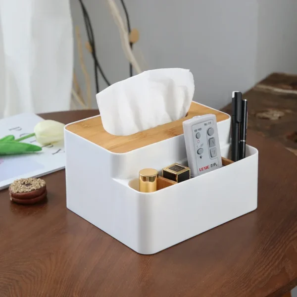 Organiseur avec mouchoirs et stylos