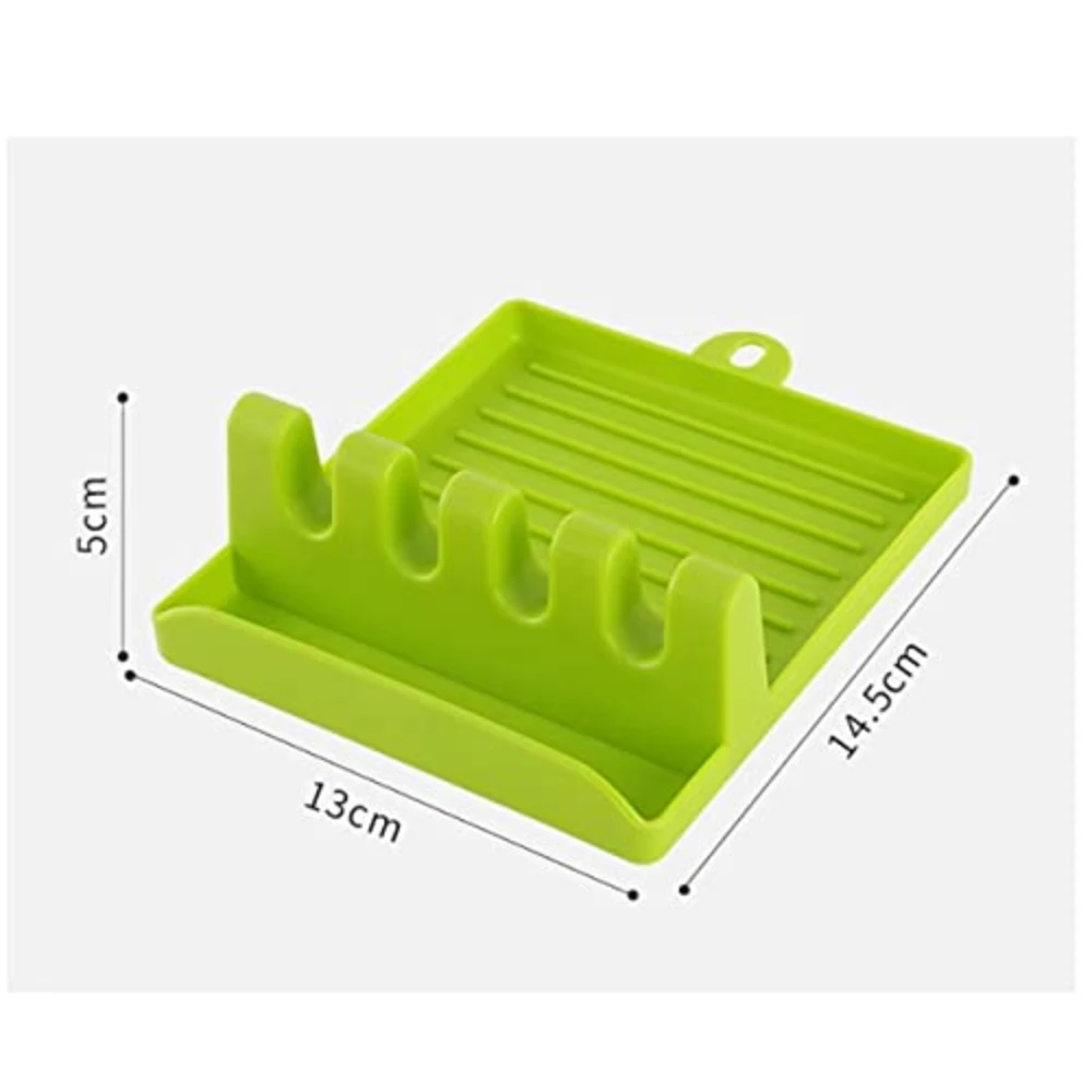 Dimensions du repose-ustensiles : 13 × 14,5 × 5 cm