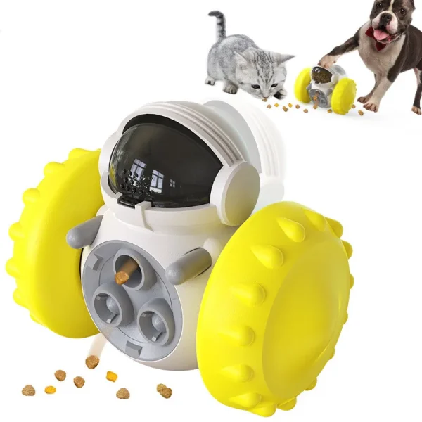 Robot culbuto distributeur de croquettes