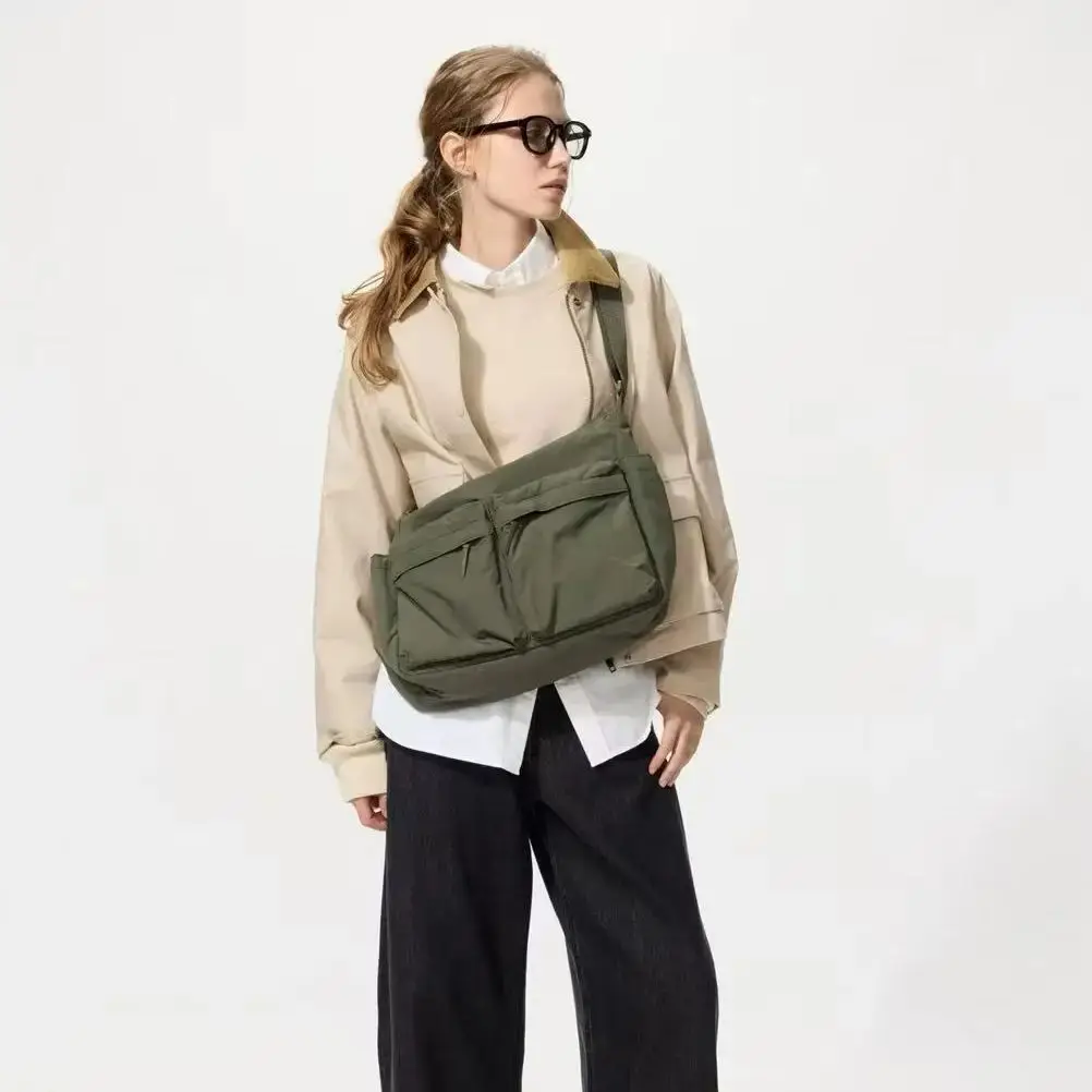 Sac vert porté