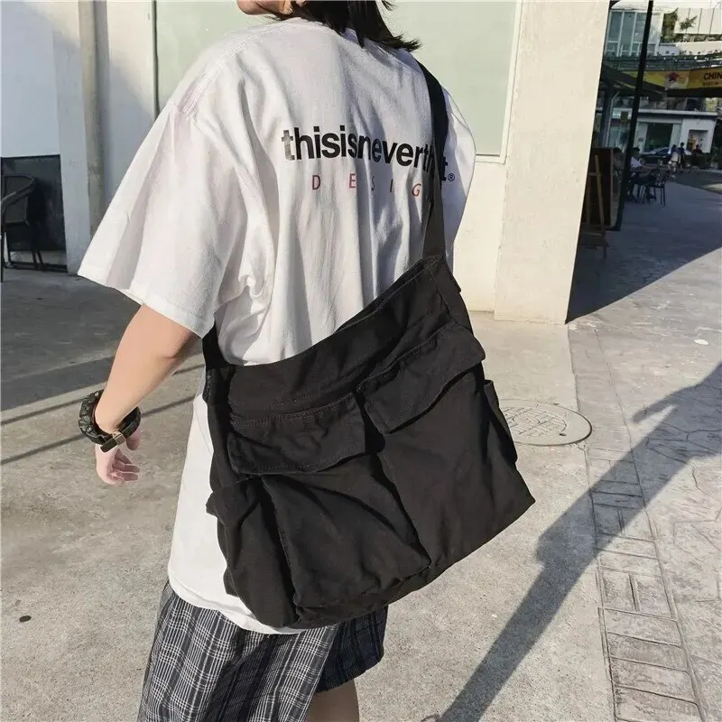 Sac noir porté