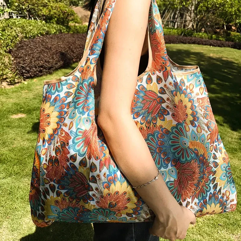Sac fleurs orange