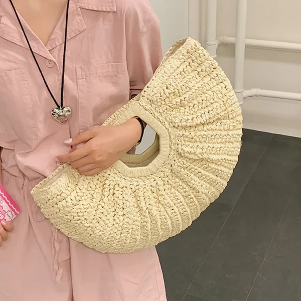 Sac beige porté