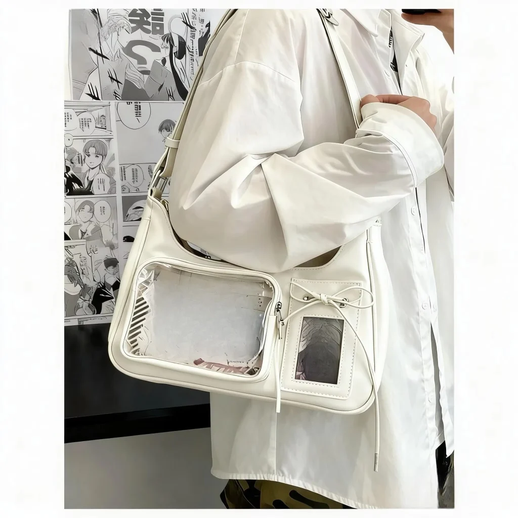 Sac ivoire porté