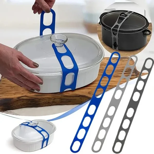 Sangle de couvercle élastique en silicone, 54 cm