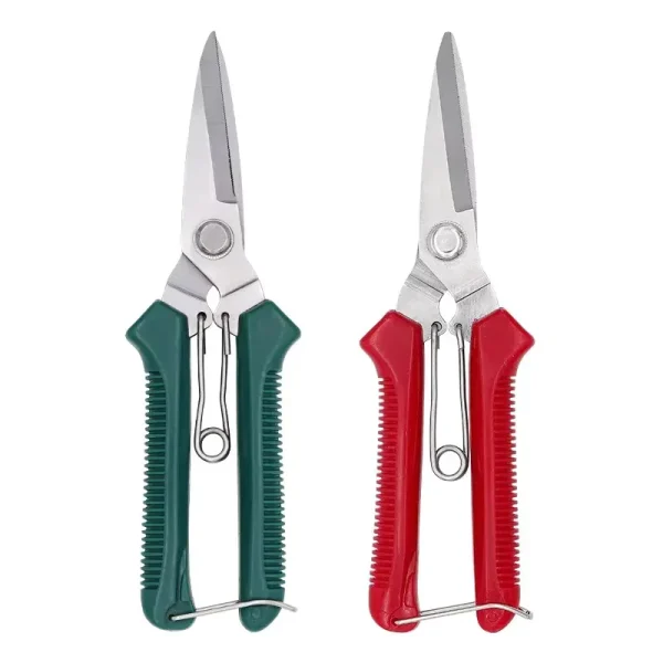Sécateurs vert et rouge