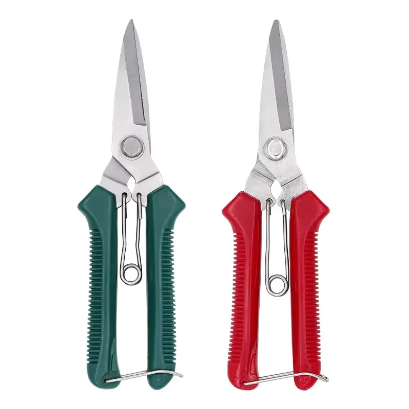 Sécateurs vert et rouge