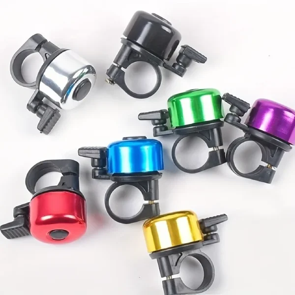 Sonnette de vélo en aluminium coloré