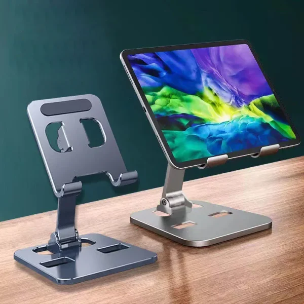 Support pliable en aluminium pour téléphone et tablette