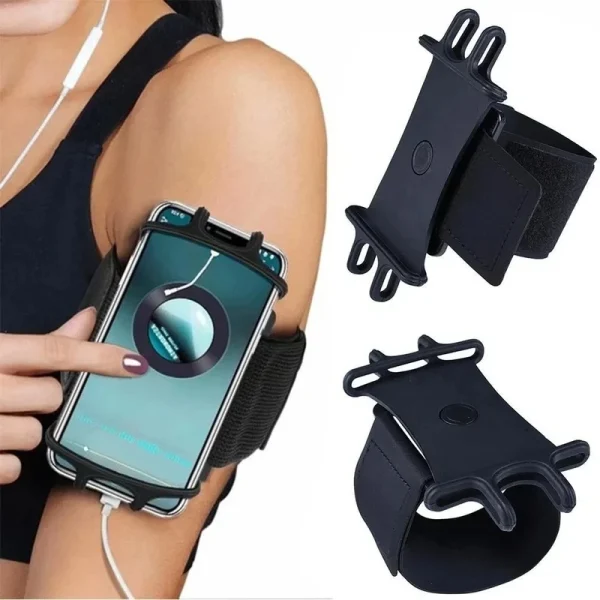 Support de téléphone de poignet rotatif