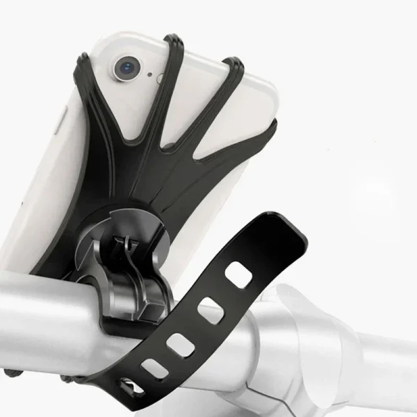 Support de téléphone en silicone pour vélo
