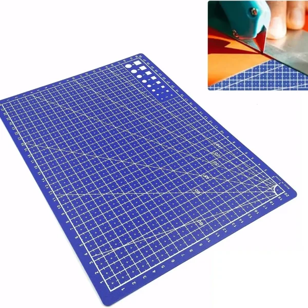 Tapis de découpe quadrillé double face, A5, A4 ou A3