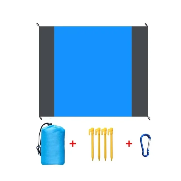 Tapis de plage anti-sable 200 × 210 cm