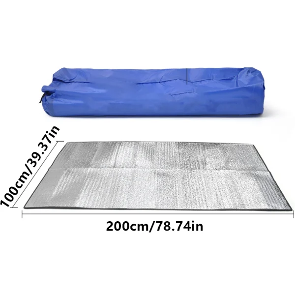 Tapis de sol isolant aluminisé