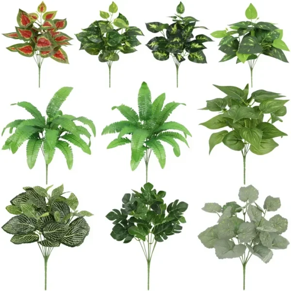 Touffe de feuillage artificiel, plus de 30 modèles