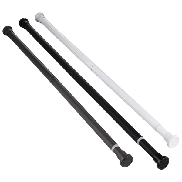 Tringle de douche télescopique sans perçage, 80 à 240 cm