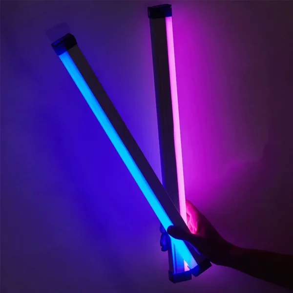 Tube lumineux RVB rechargeable, 17 ou 32 cm
