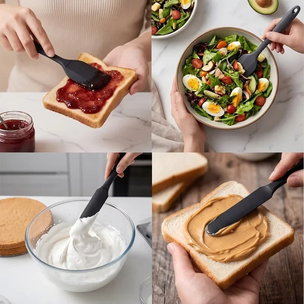 Tartiner, mélanger une salade, fouetter une crème
