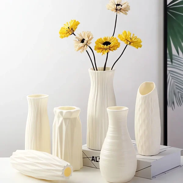 Vase nordique blanc incassable