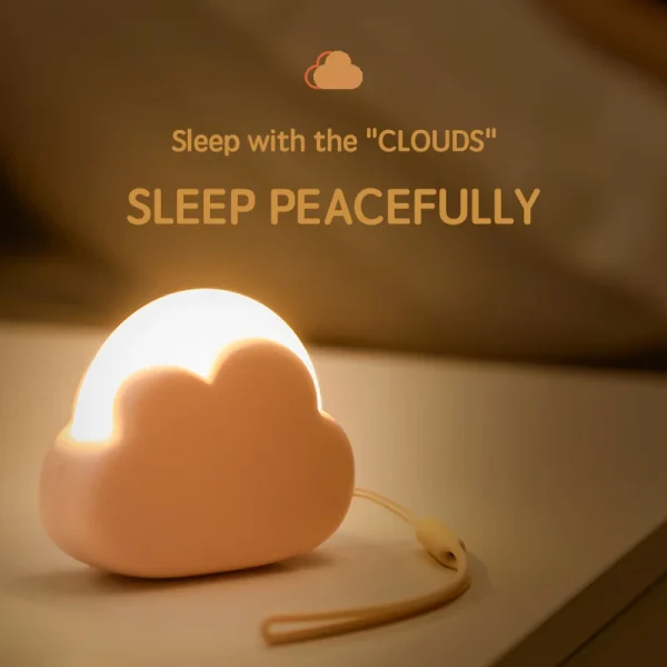 Veilleuse nuage rechargeable, portable