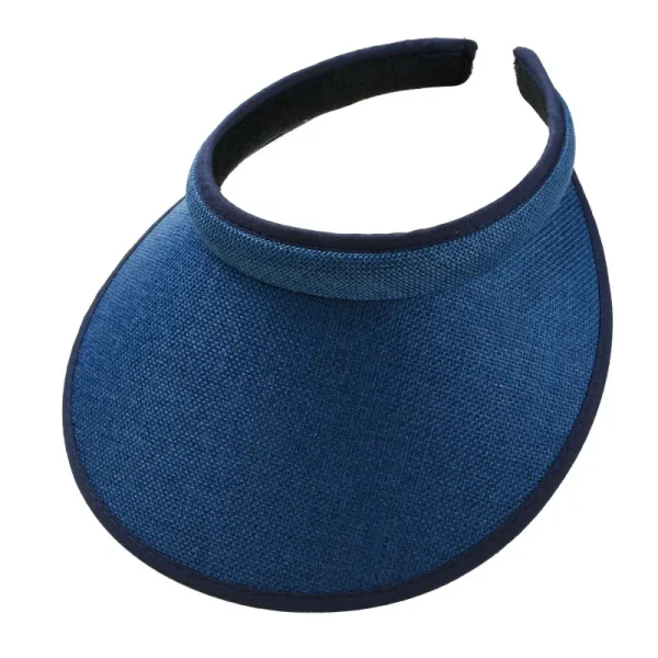 Visière bleu marine