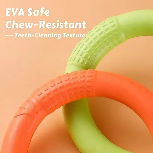 Anneau EVA flottant pour chien, 17 ou 27 cm : détail