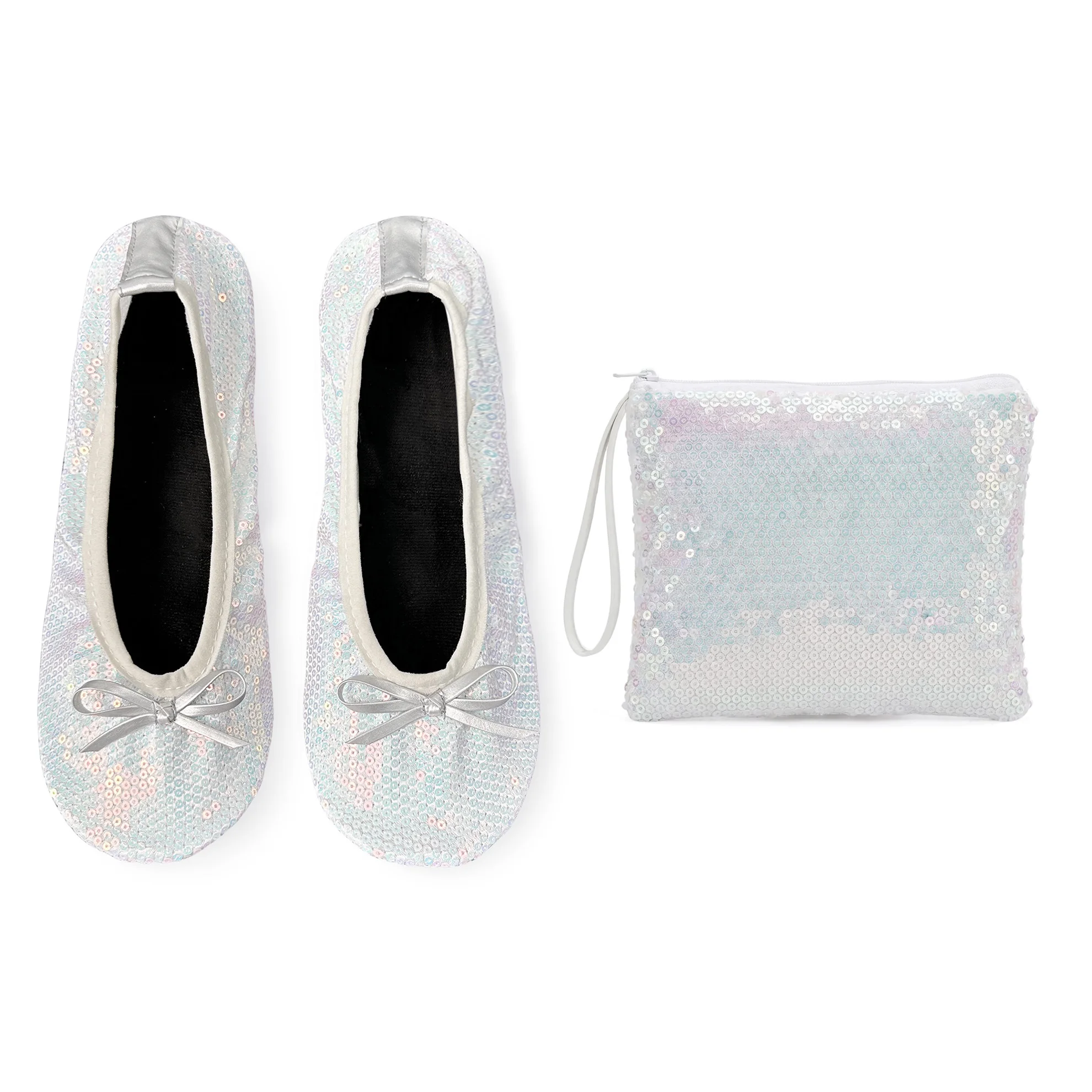 Ballerines pliables avec pochette : détail
