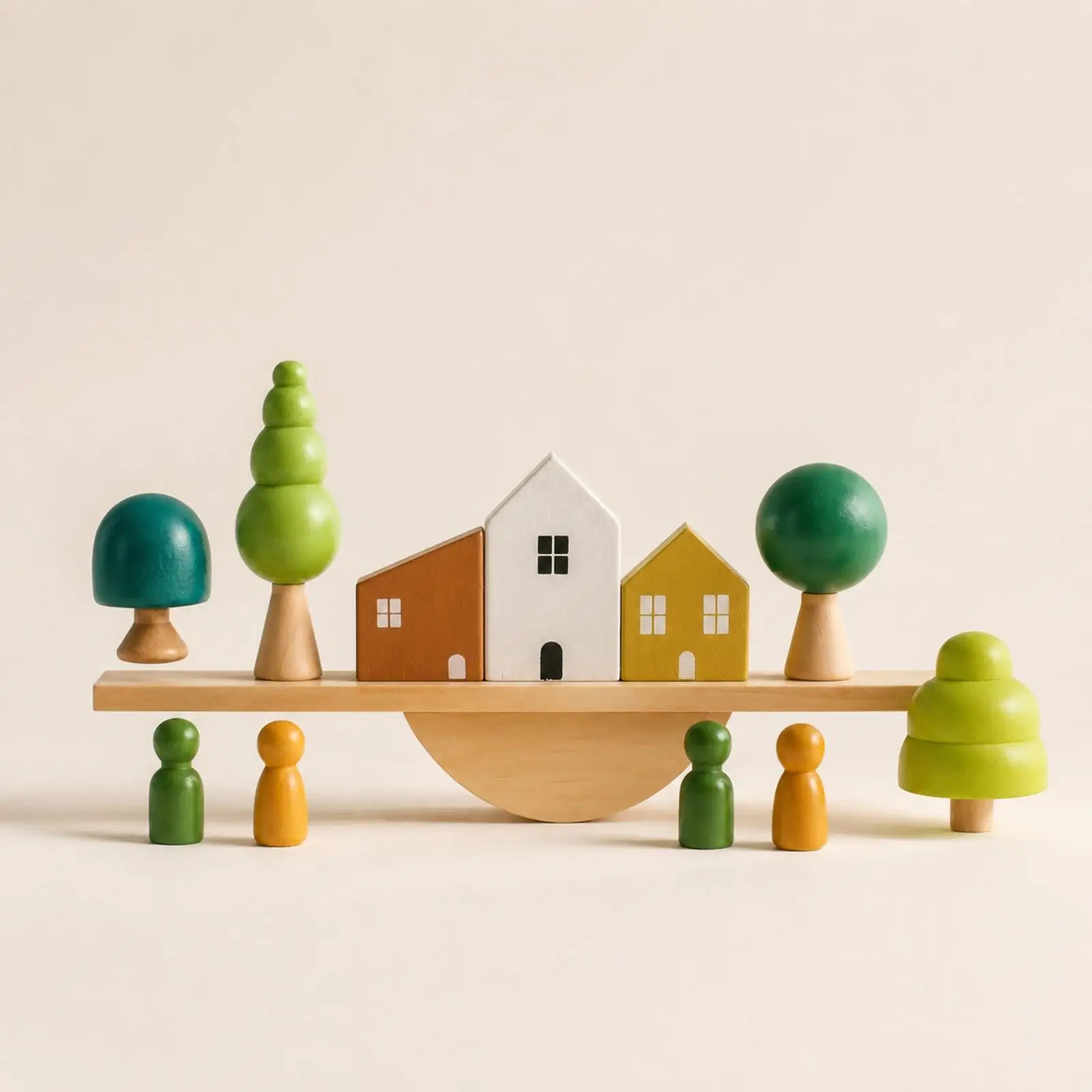Maisons et arbres