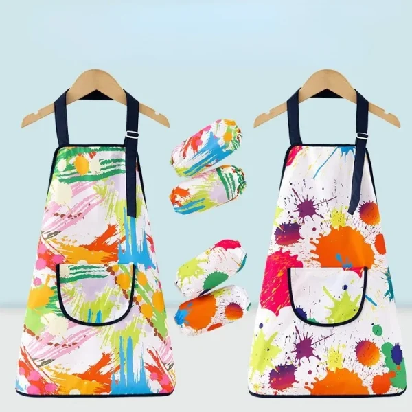 Blouse de peinture imprimée à manches