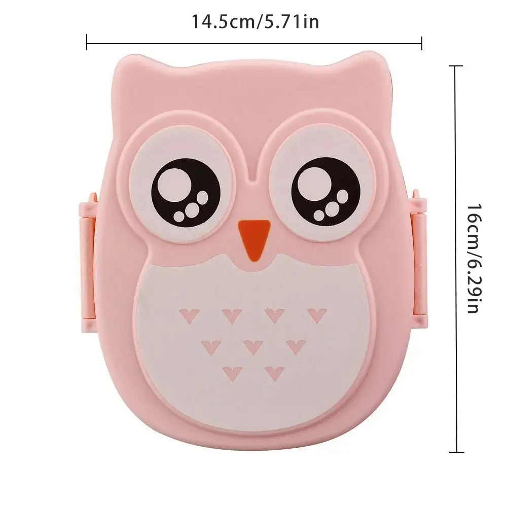 Boîte à goûter hibou : détail