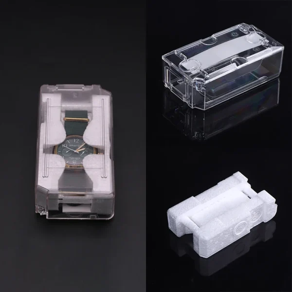Boîte transparente pour une montre