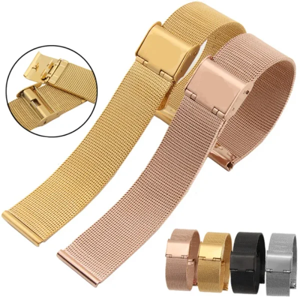 Bracelet de montre milanais à boucle réglable