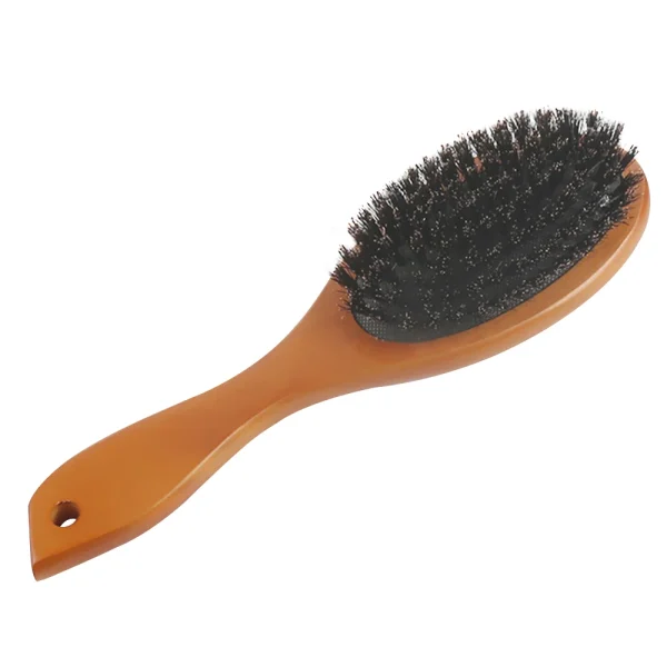 Brosse ovale en poils de sanglier